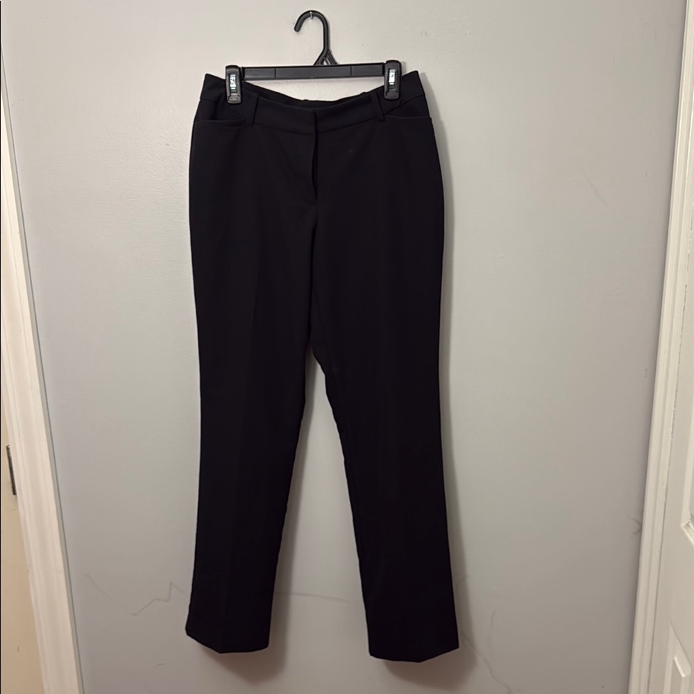 Worthington Black Straight Leg Pants Curvy Fit